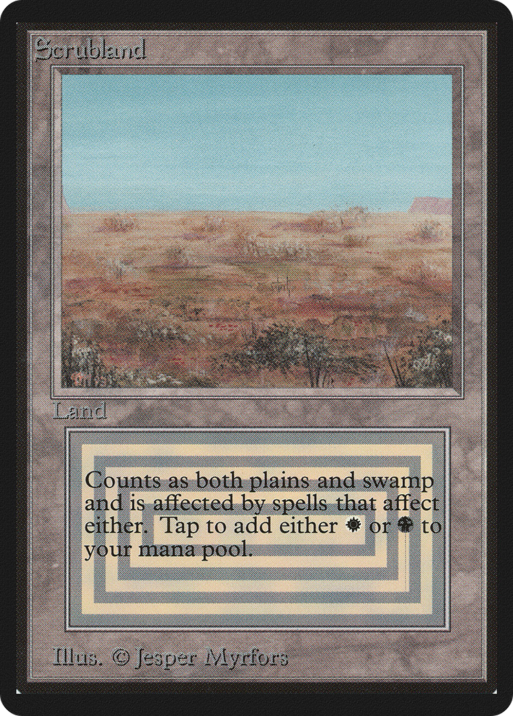 Image of Scrubland (LEB-) - Limited Edition Beta