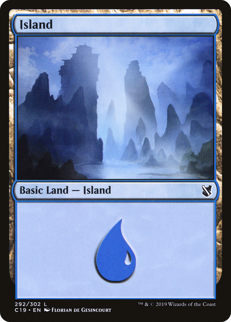 Image of Island (292) (C19-292) - Commander 2019