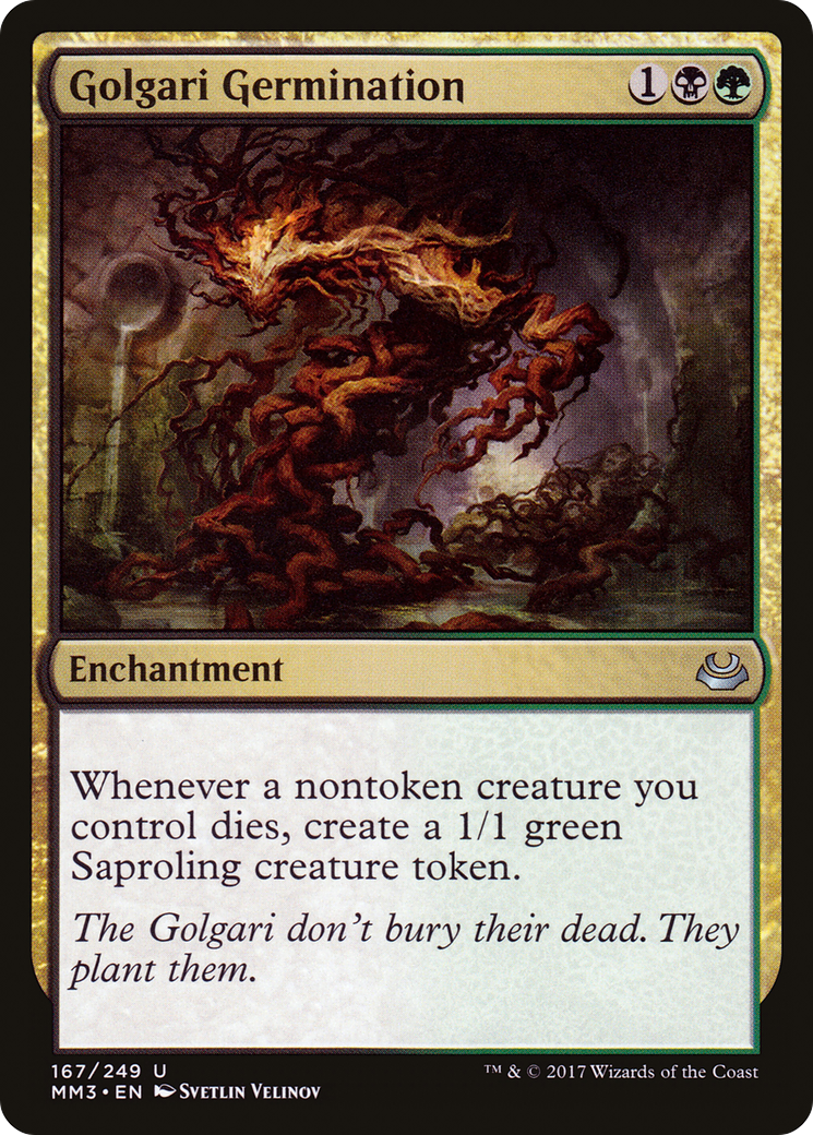 Image of Golgari Germination (MM3-167) - Modern Masters 2017 Foil