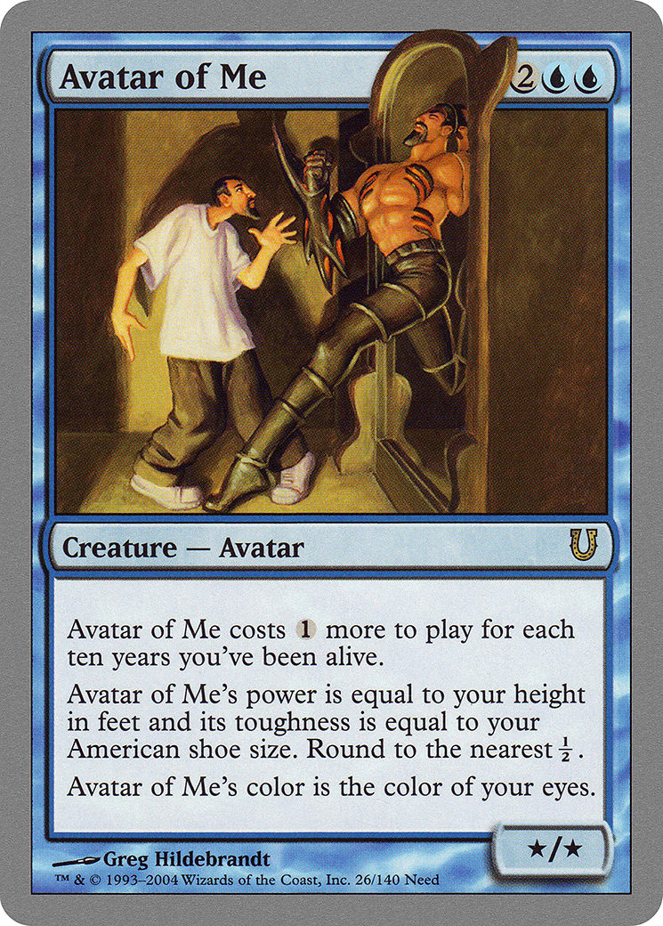 Image of Avatar of Me (UNH-026) - Unhinged