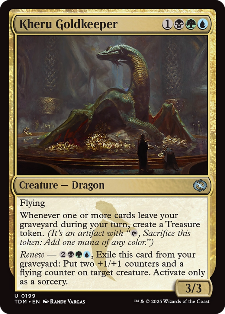 Image of Kheru Goldkeeper (TDM-199) - Tarkir: Dragonstorm
