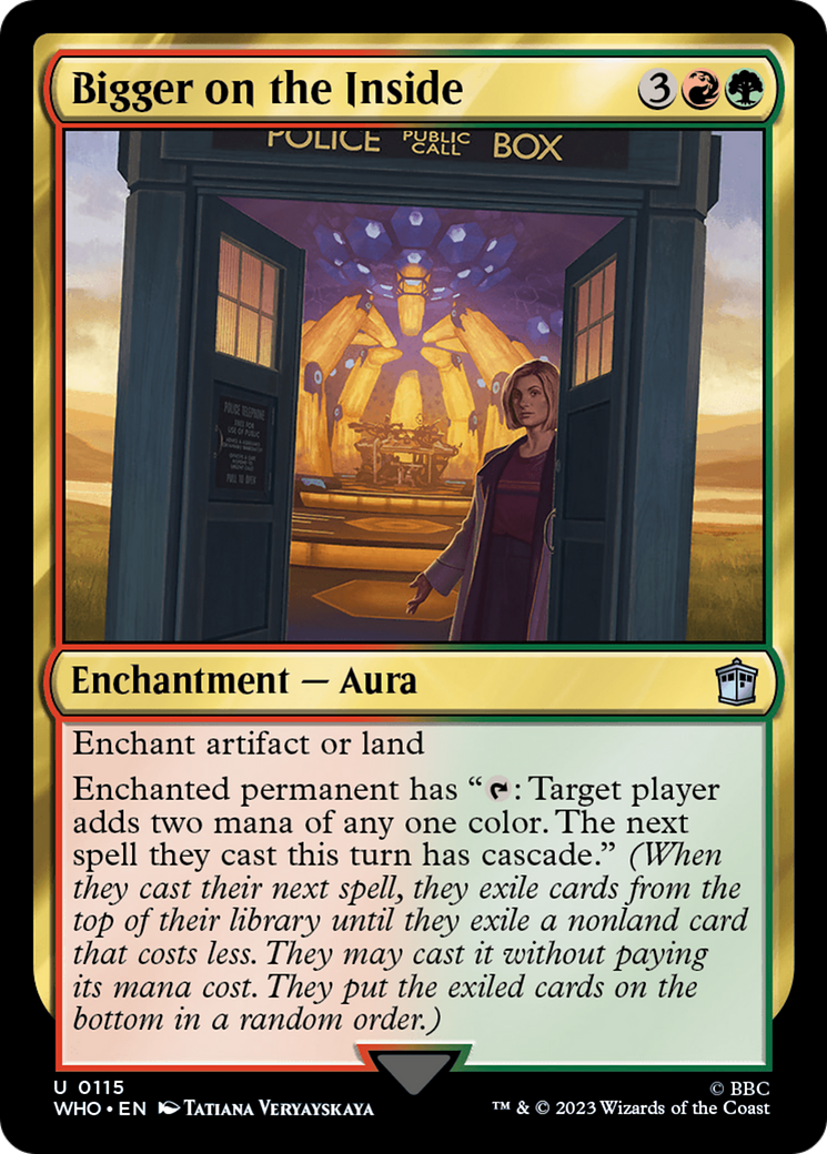 Image of Bigger on the Inside (WHO-115) - Doctor Who Foil