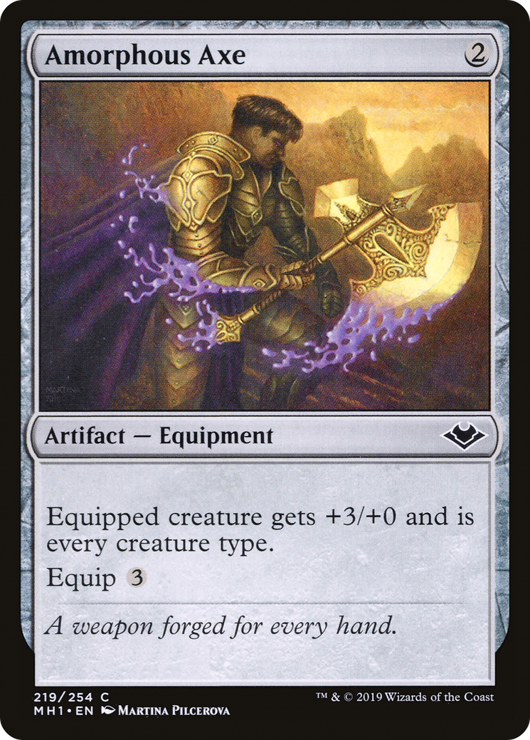 Image of Amorphous Axe (MH1-219) - Modern Horizons Foil