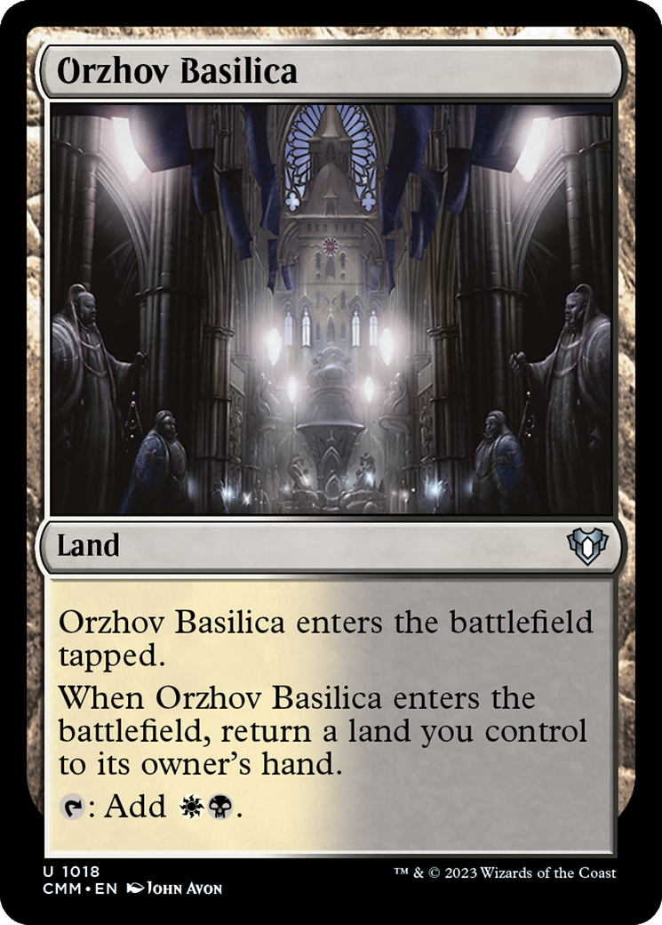 Image of Orzhov Basilica (CMM-1018) - Commander Masters