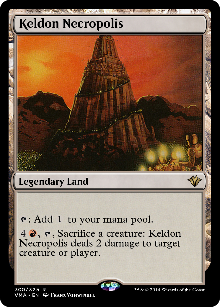 Image of Keldon Necropolis (VMA-300) - Vintage Masters Foil