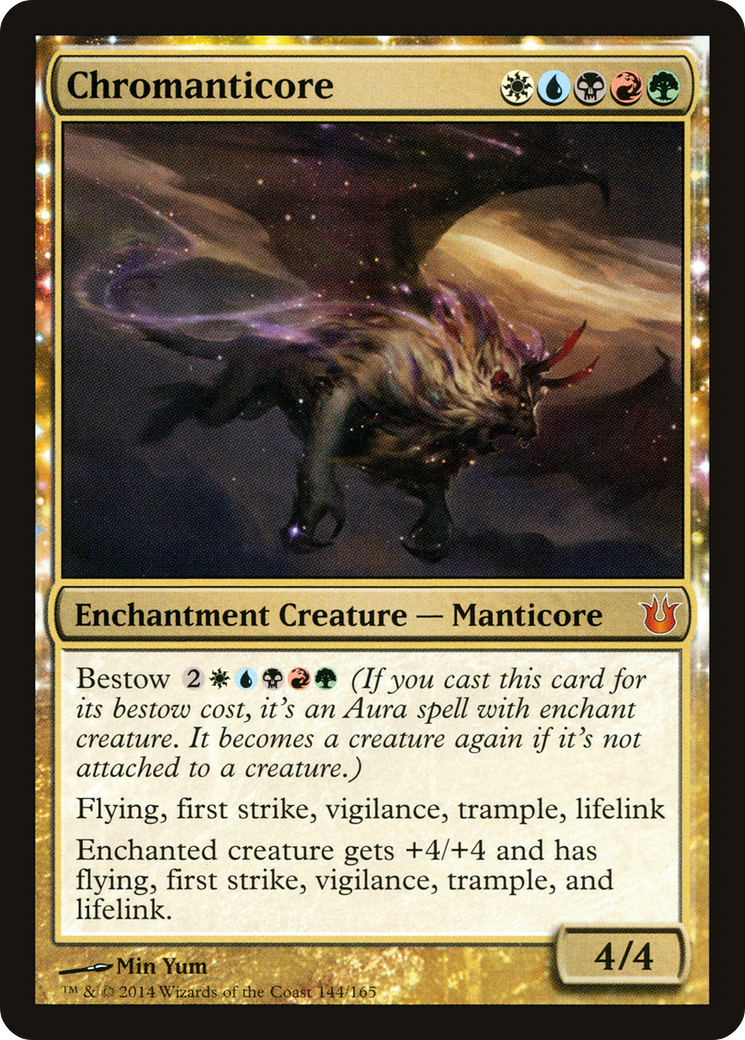Image of Chromanticore (BNG-144) - Born of the Gods: (enchantment) Foil