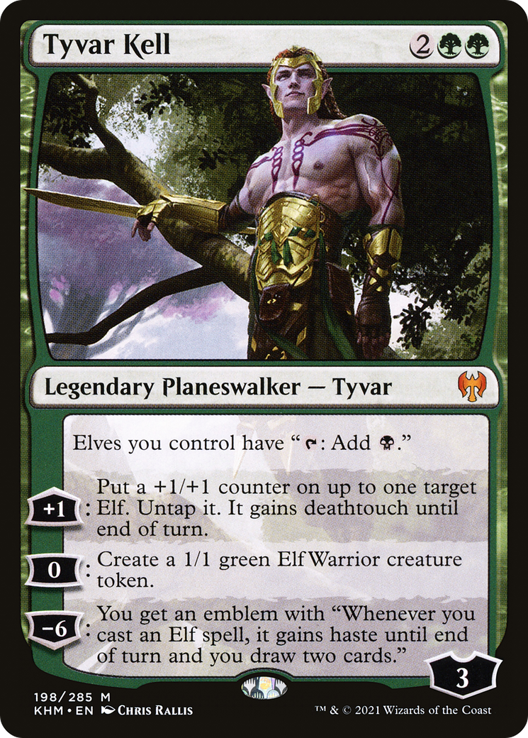 Image of Tyvar Kell (KHM-198) - Kaldheim Foil