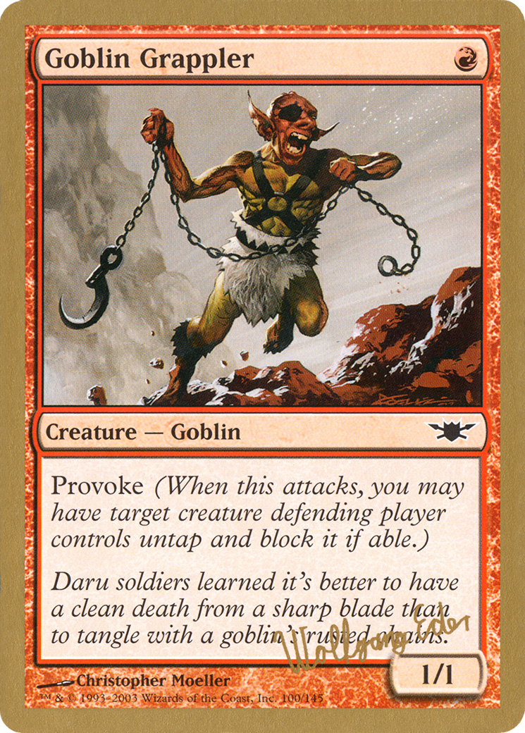 Image of Goblin Grappler - 2003 Wolfgang Eder (LGN) (WCD-WE100) - World Championship Decks 2003