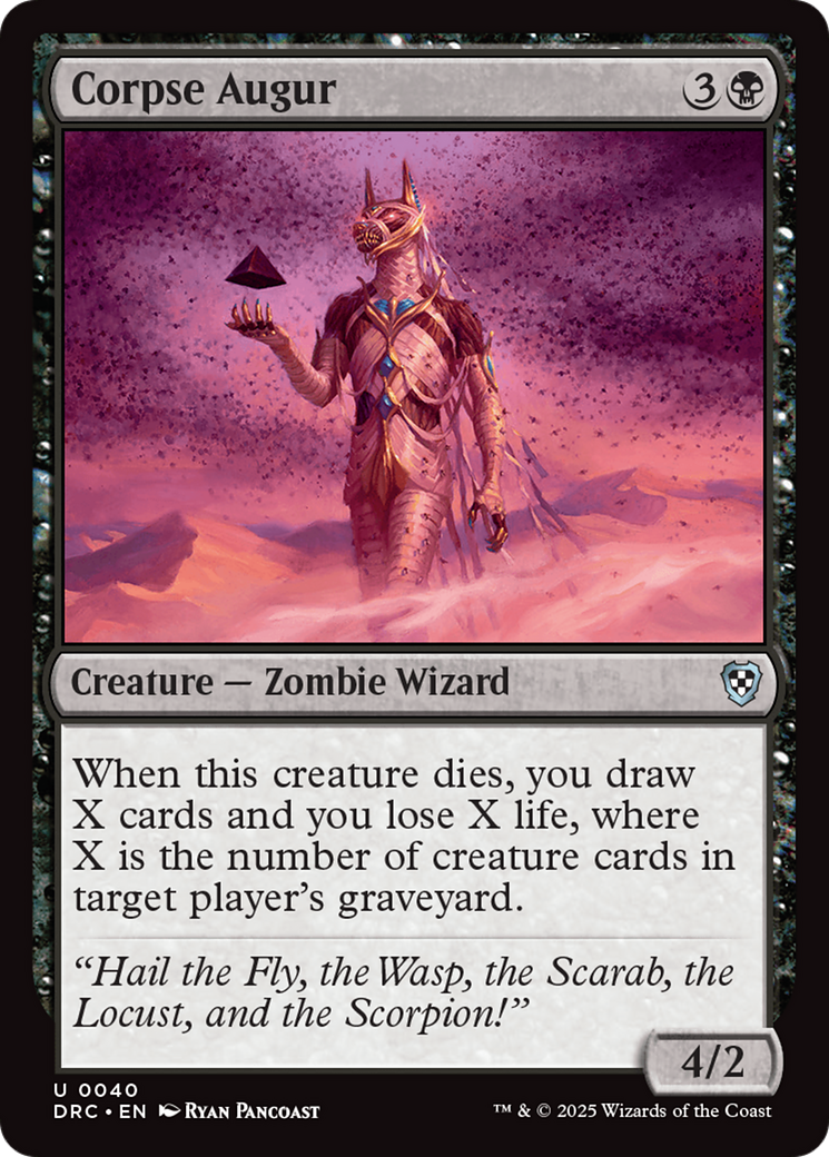 Image of Corpse Augur (DRC-040) - Commander: Aetherdrift