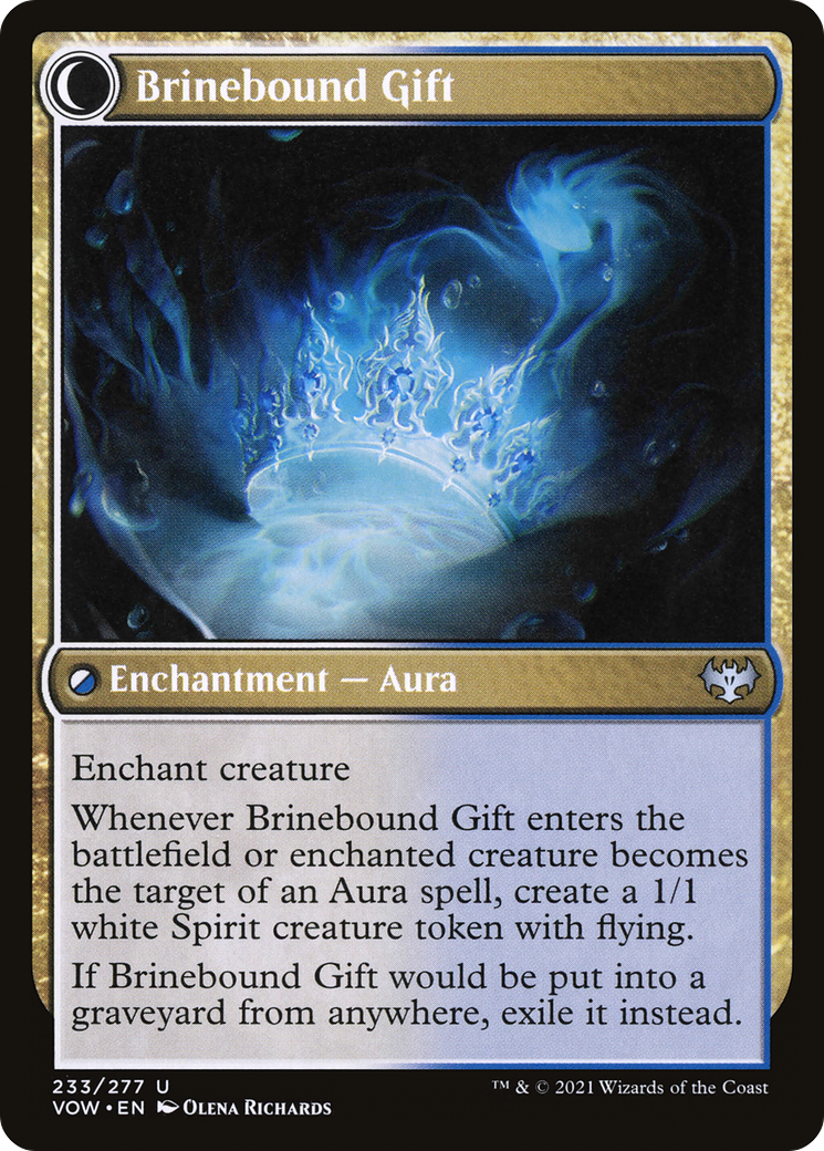 Image of Brine Comber (VOW-233) - Innistrad: Crimson Vow: (Double Faced Transform) Foil