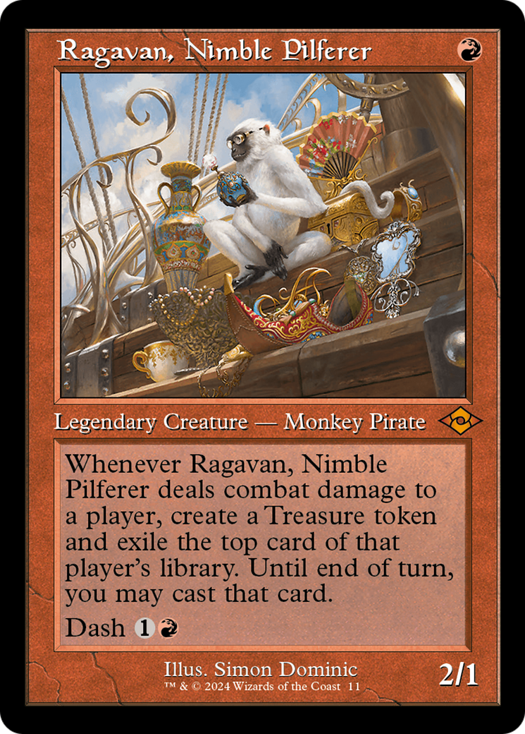 Image of Ragavan, Nimble Pilferer (Retro Frame) (MH2-011) - Modern Horizons 2 Timeshifts
