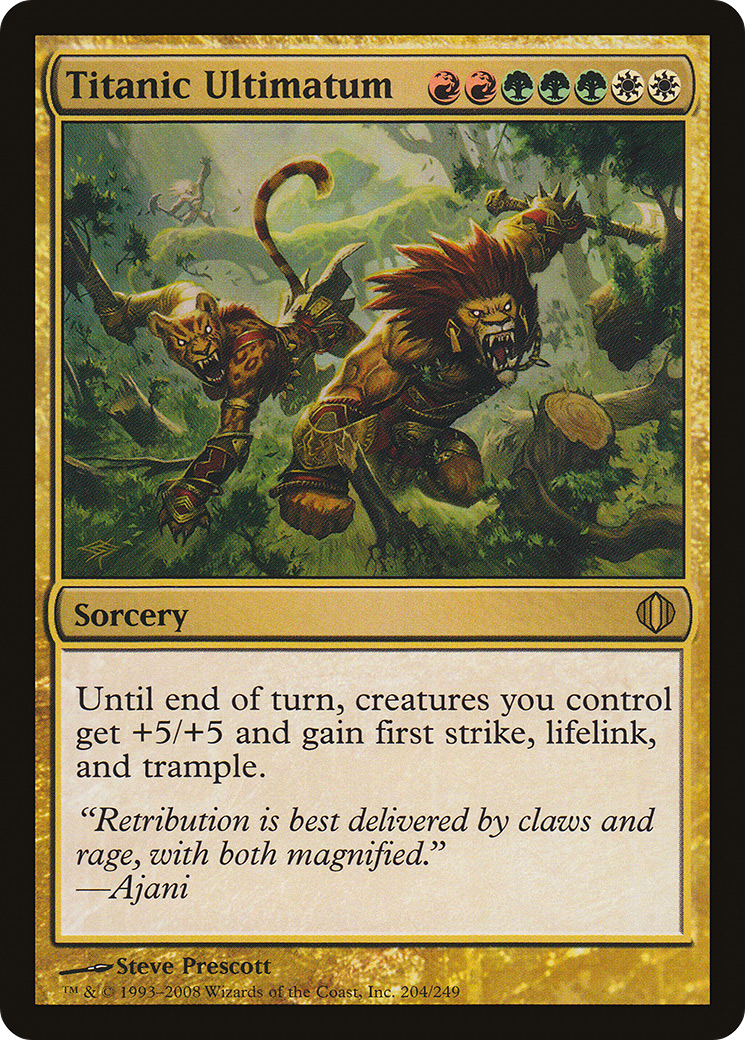 Image of Titanic Ultimatum (ALA-204) - Shards of Alara Foil