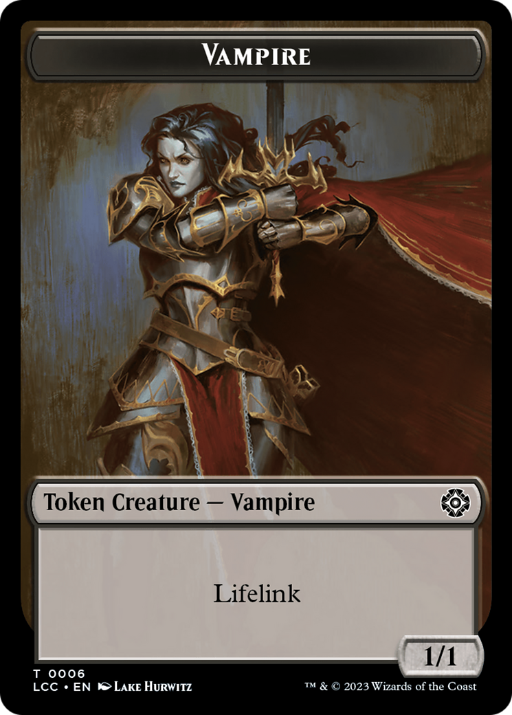Image of Vampire (TLCC-006) - The Lost Caverns of Ixalan Commander Tokens