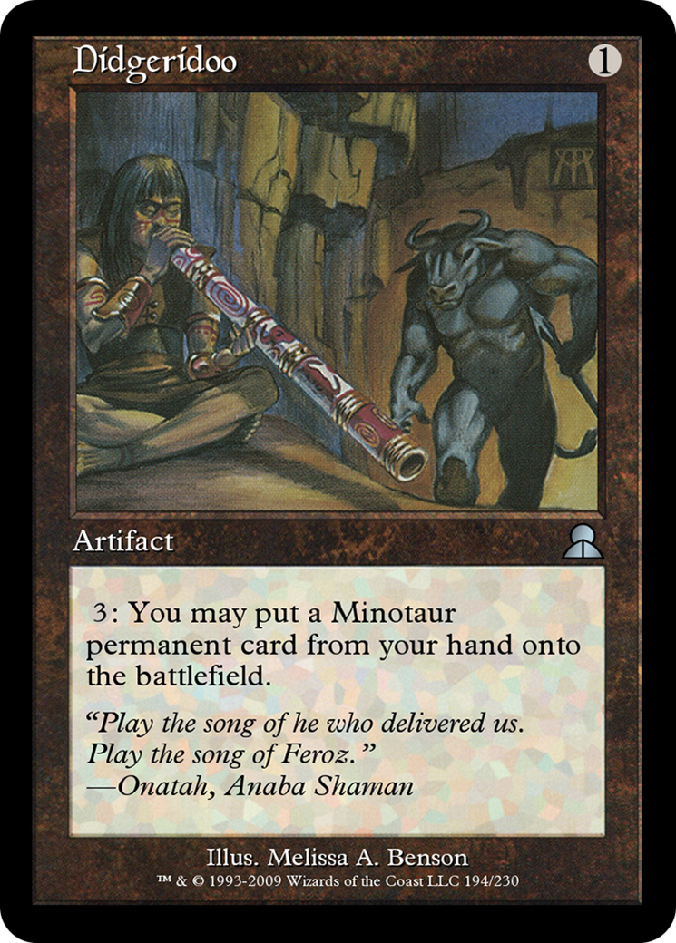 Image of Didgeridoo (ME3-194) - Masters Edition III Foil