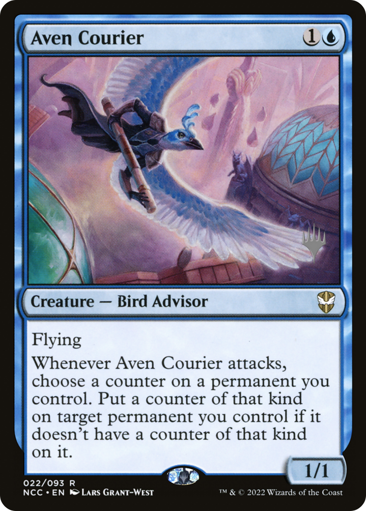 Image of Aven Courier (PPSNC-022) - New Capenna Commander Promos Foil