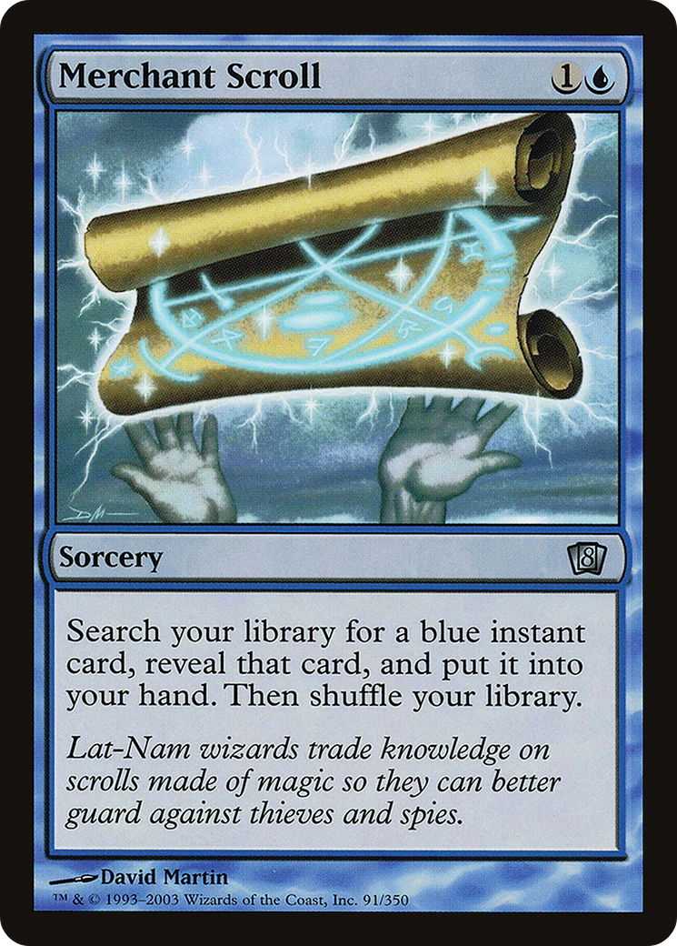Image of Merchant Scroll (8ED-091) - 8th Edition Foil