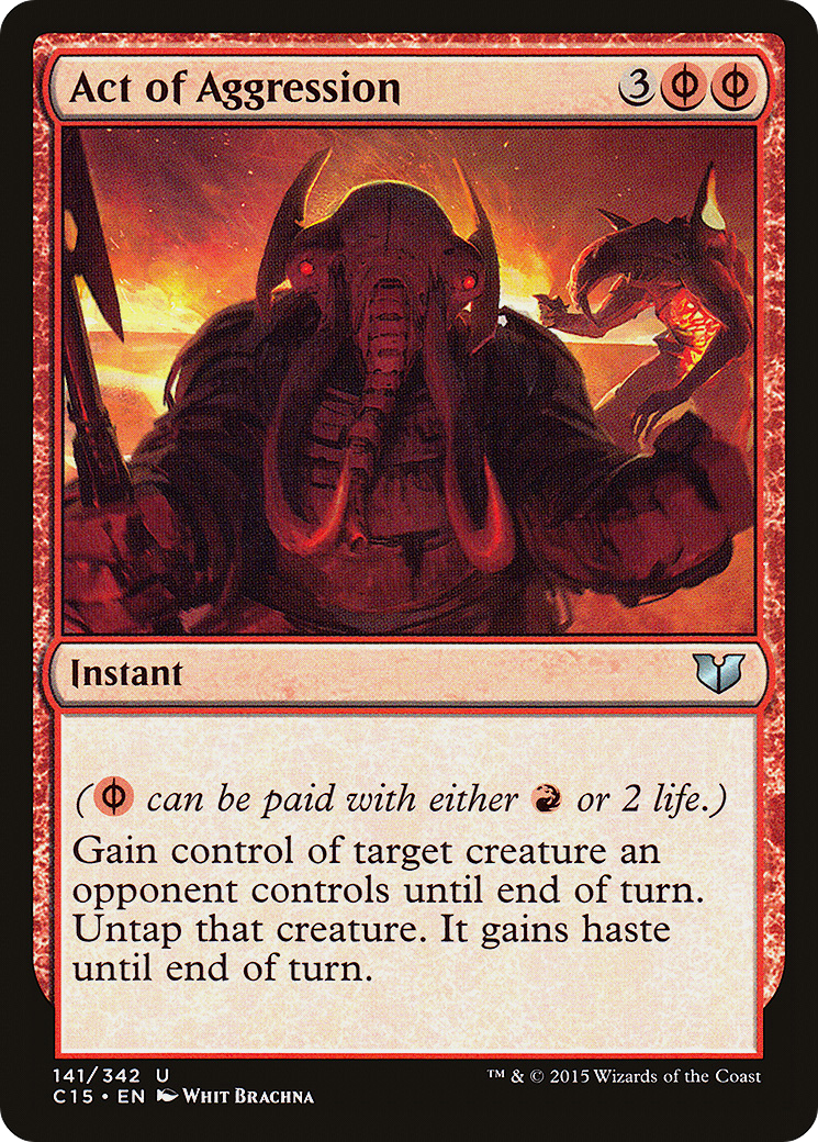 Image of Act of Aggression (C15-141) - Commander 2015