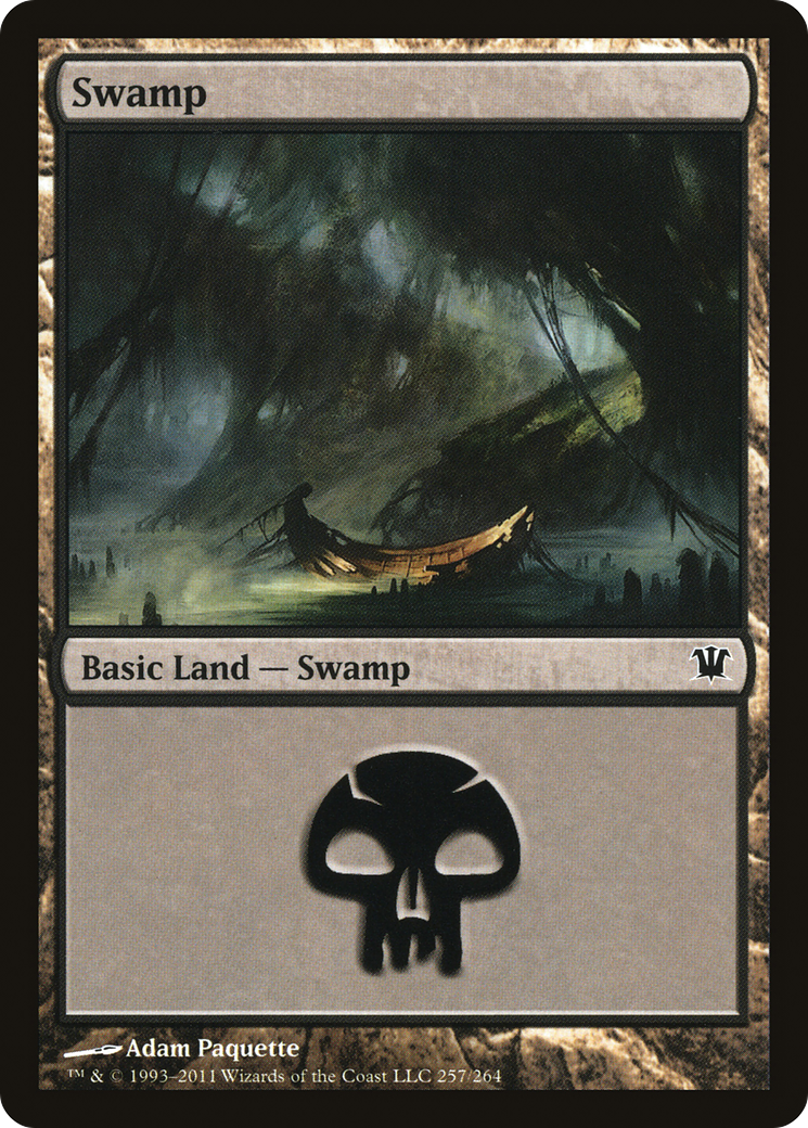 Image of Swamp (257) (ISD-257) - Innistrad Foil
