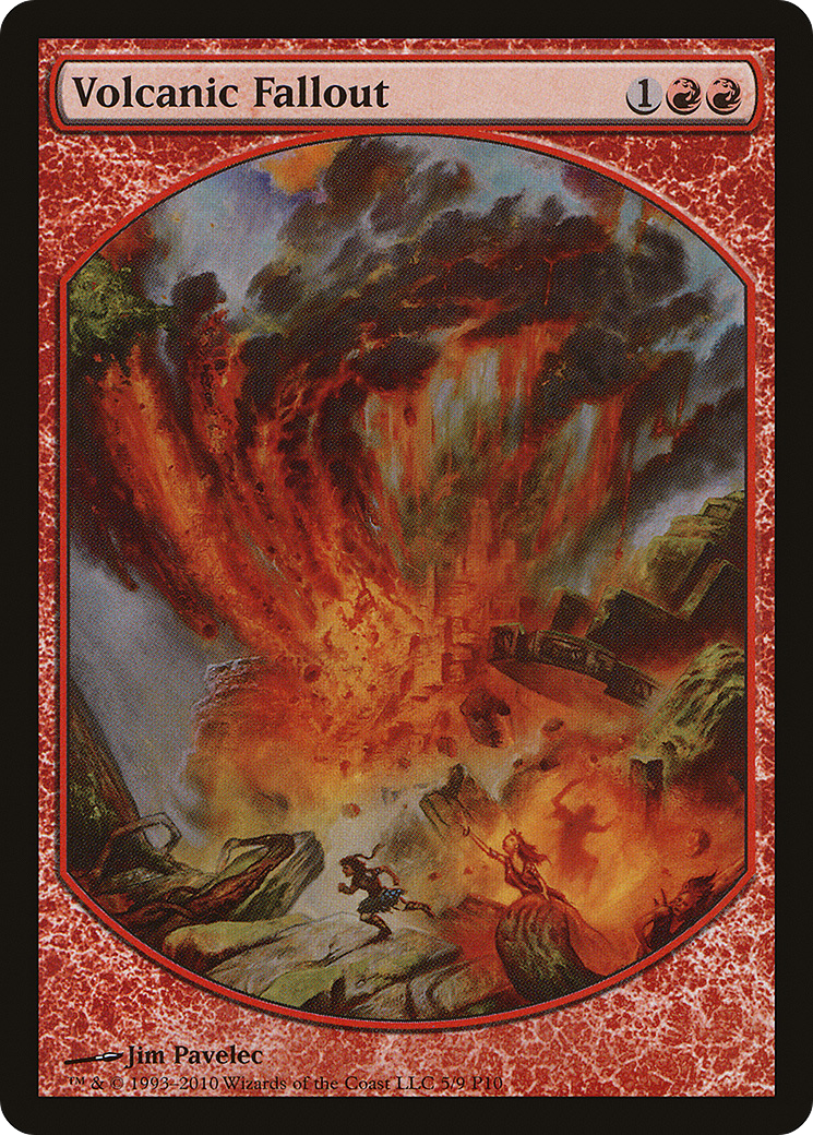 Image of Volcanic Fallout (MPRP-005) - Magic Player Rewards 2010