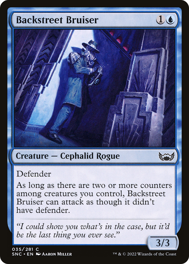 Image of Backstreet Bruiser (SNC-035) - Streets of New Capenna Foil