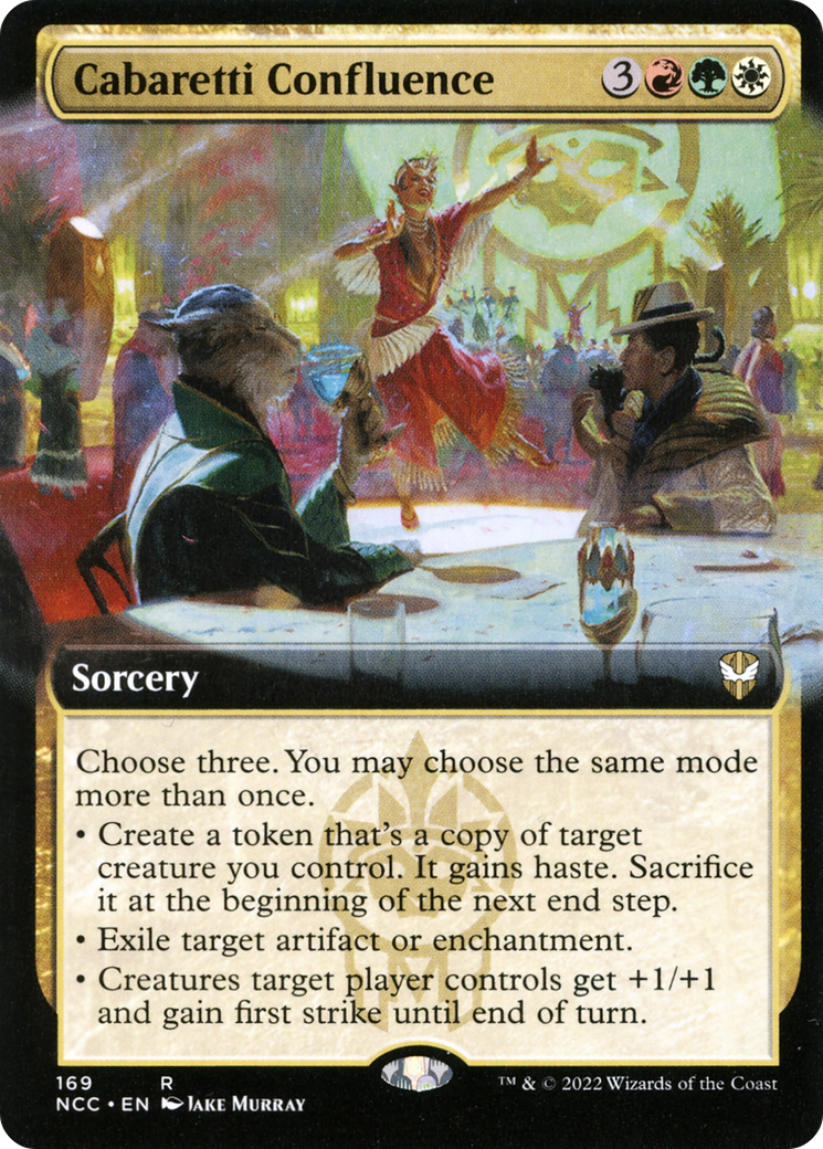 Image of Cabaretti Confluence (Extended Art) (NCC-169) - New Capenna Commander: (Extended Art)