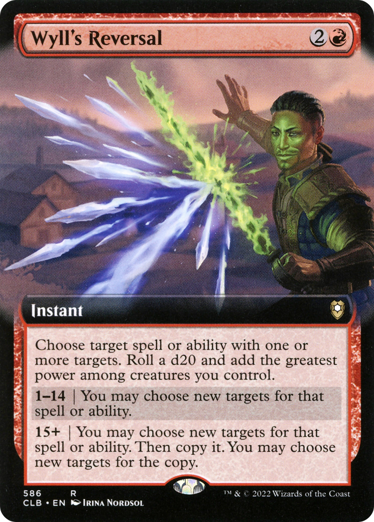 Image of Wyll's Reversal (Extended Art) (CLB-586) - Commander Legends: Battle for Baldur's Gate: (Extended Art)