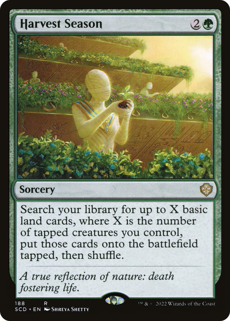 Image of Harvest Season (SCD-188) - Starter Commander Decks