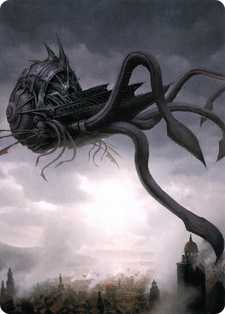Image of Nautiloid Ship // Nautiloid Ship (ACLB-080) - Battle for Baldur's Gate Art Series (Borderless) Foil