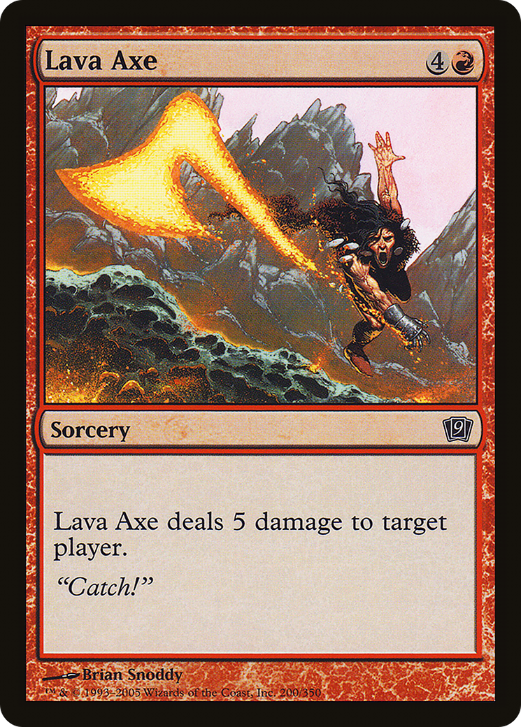 Image of Lava Axe (9ED-200) - 9th Edition