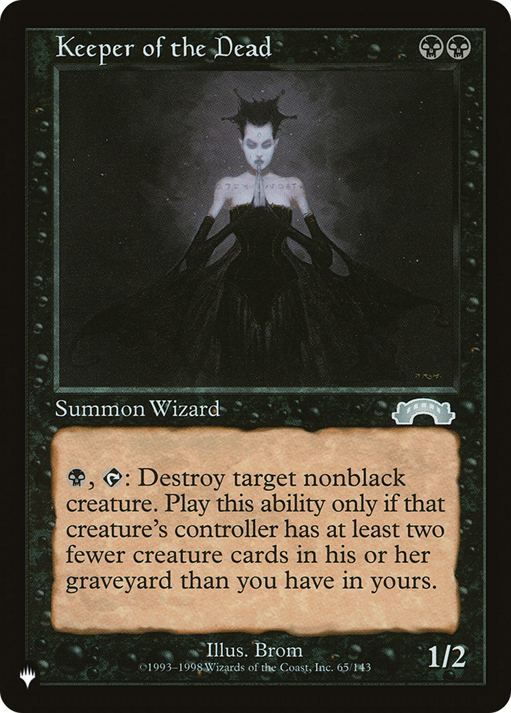 Image of Keeper of the Dead (LIST-EXO-65) - The List