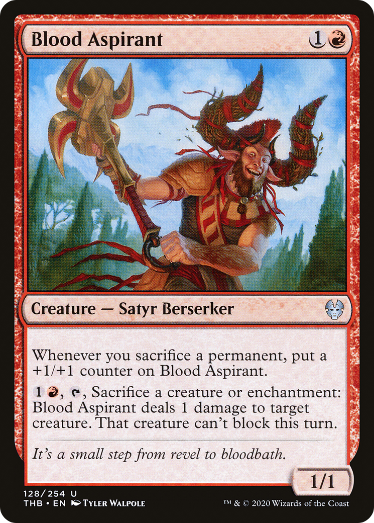 Image of Blood Aspirant (THB-128) - Theros Beyond Death Foil