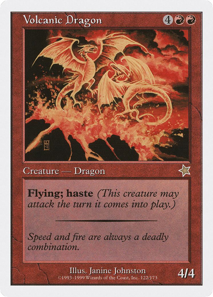 Image of Volcanic Dragon (S99-122) - Starter 1999