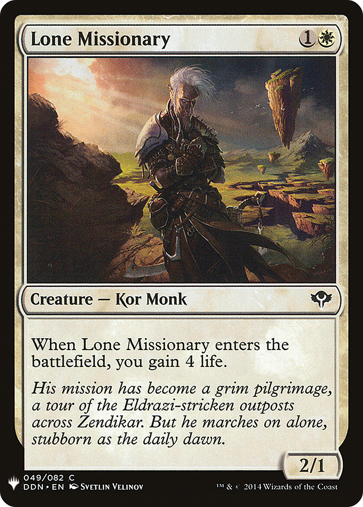 Image of Lone Missionary (LIST-049) - The List
