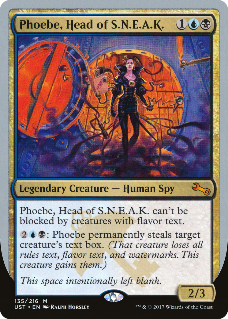 Image of Phoebe, Head of S.N.E.A.K. (UST-135) - Unstable