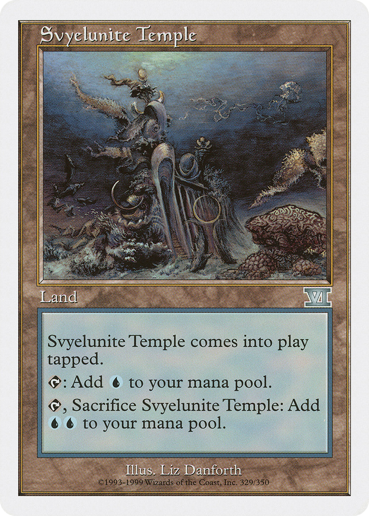Image of Svyelunite Temple (6ED-329) - Classic Sixth Edition