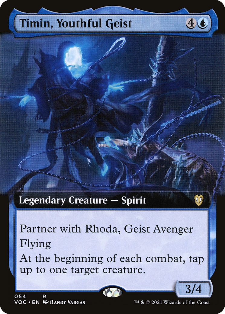 Image of Timin, Youthful Geist (Extended Art) (VOC-054) - Crimson Vow Commander: (Extended Art)