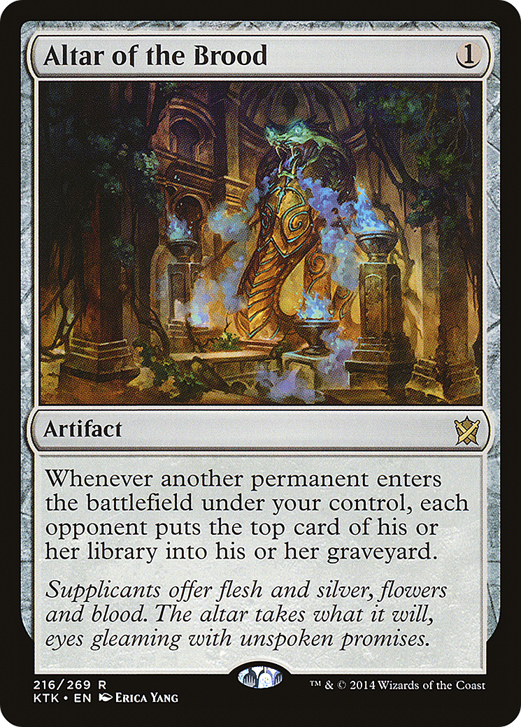Image of Altar of the Brood (KTK-216) - Khans of Tarkir