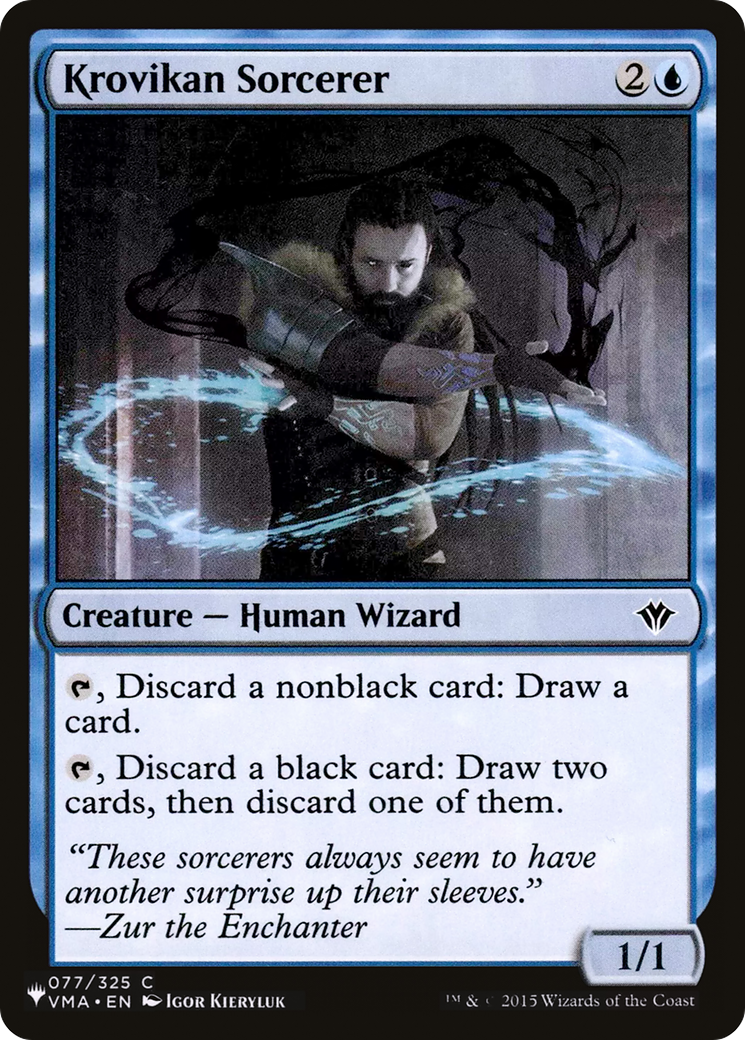 Image of Krovikan Sorcerer (LIST-VMA-77) - The List