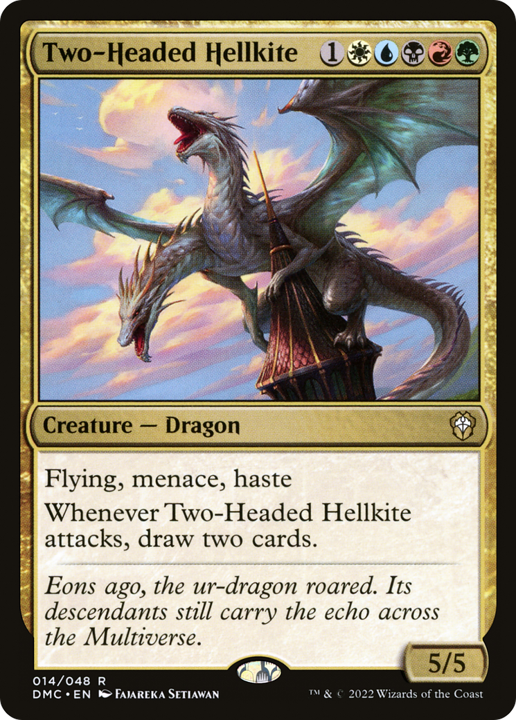 Image of Two-Headed Hellkite (DMC-014) - Dominaria United Commander