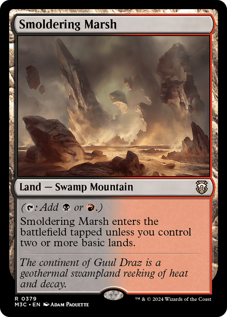 Image of Smoldering Marsh (M3C-379) - Modern Horizons 3 Commander