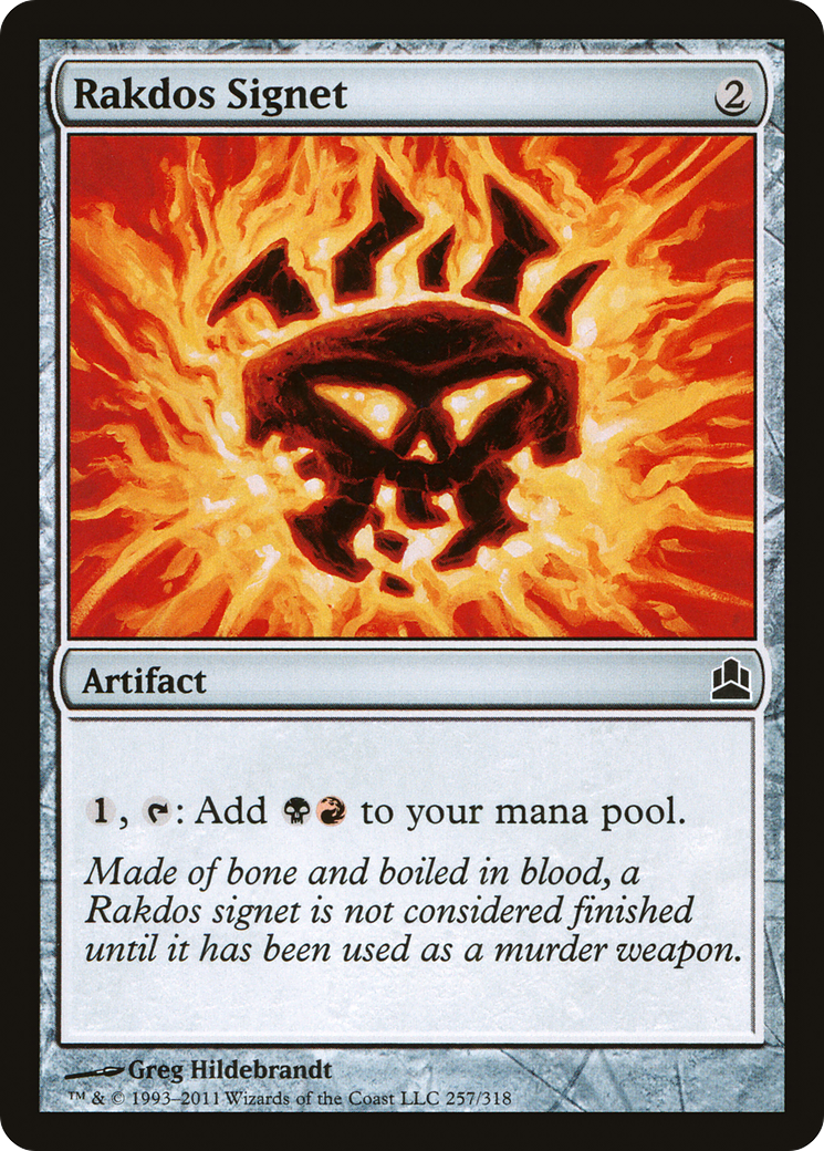 Image of Rakdos Signet (CMD-257) - Commander 2011