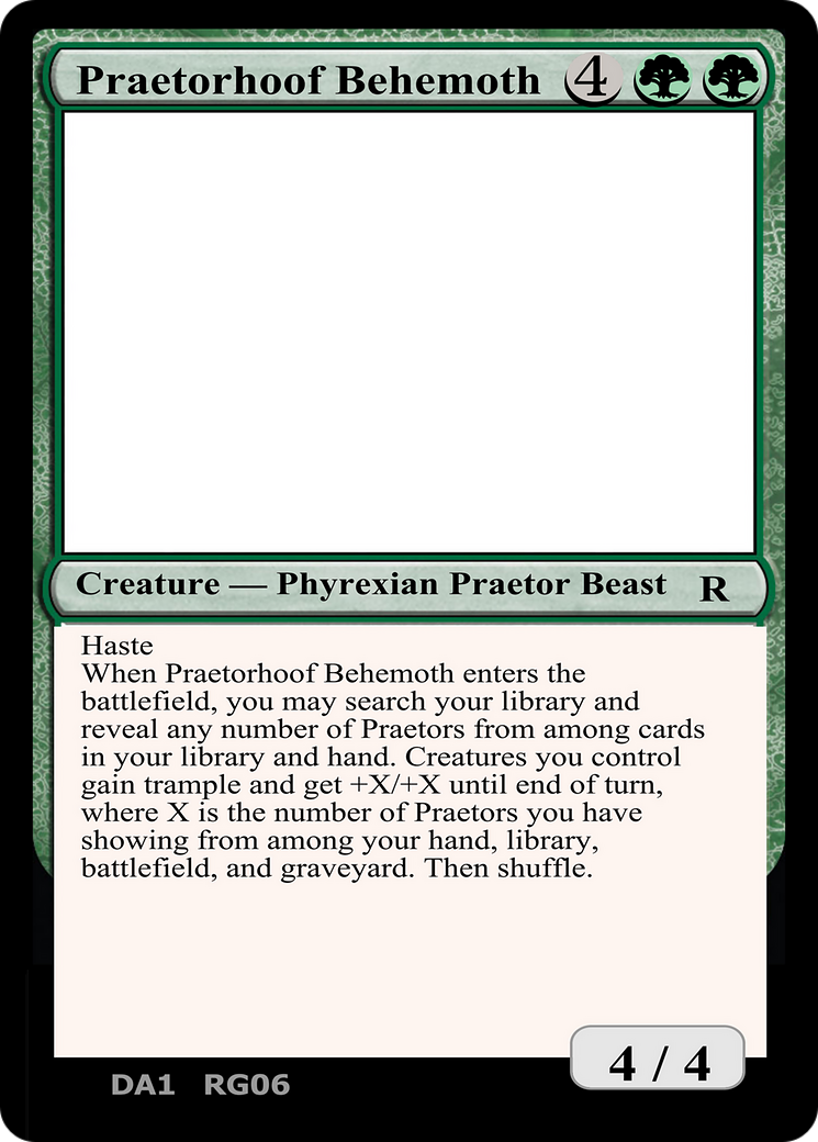 Image of Praetorhoof Behemoth (UNK-RG06A) - Unknown Event