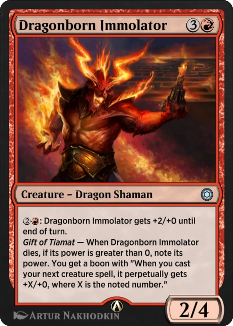 Image of Dragonborn Immolator (HBG-051) - Alchemy Horizons: Baldur's Gate