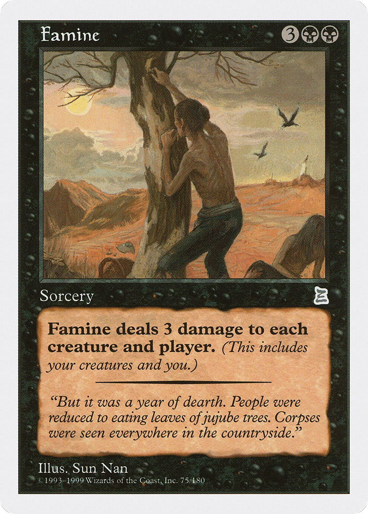 Image of Famine (PTK-075) - Portal Three Kingdoms