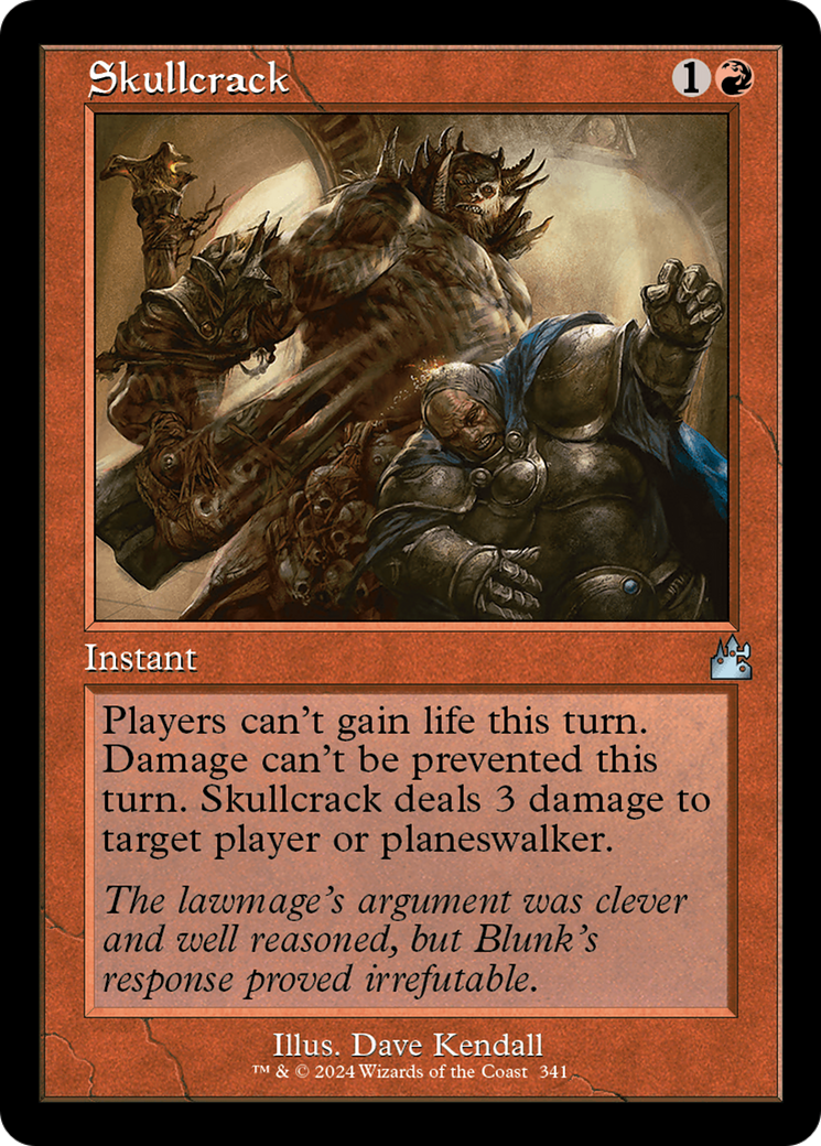 Image of Skullcrack (Retro Frame) (RVR-341) - Ravnica Remastered Foil
