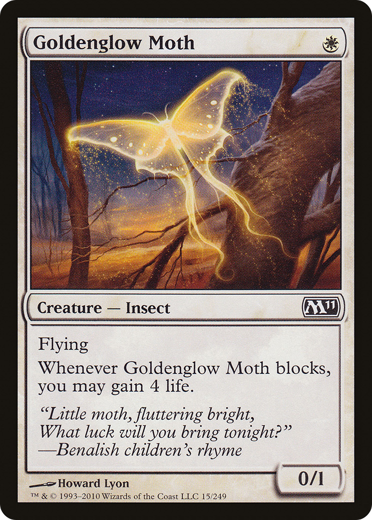 Image of Goldenglow Moth (M11-015) - Magic 2011