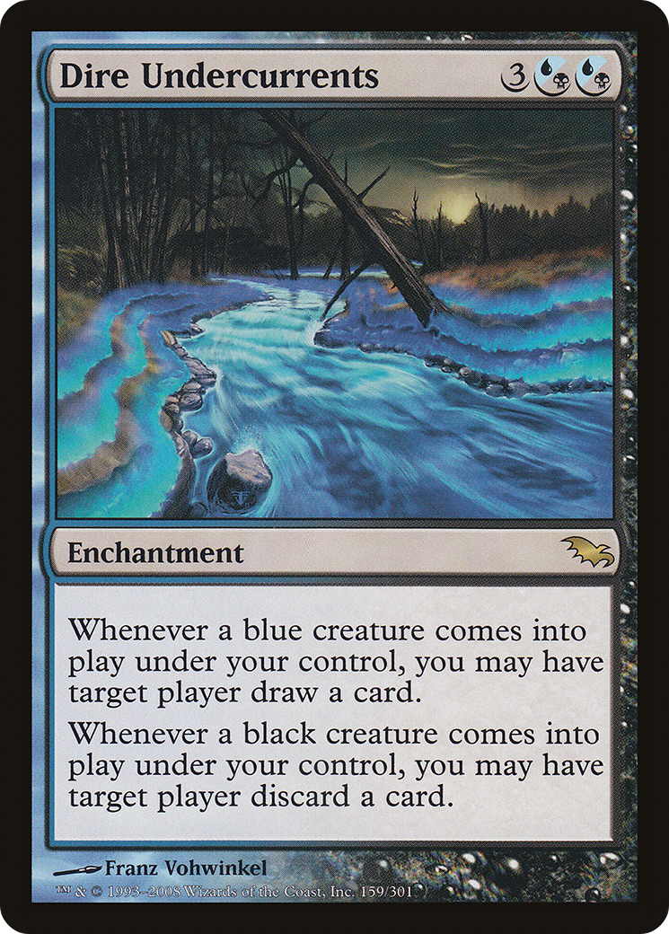 Image of Dire Undercurrents (SHM-159) - Shadowmoor Foil