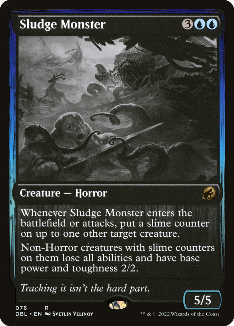 Image of Sludge Monster (DBL-076) - Innistrad: Double Feature Foil