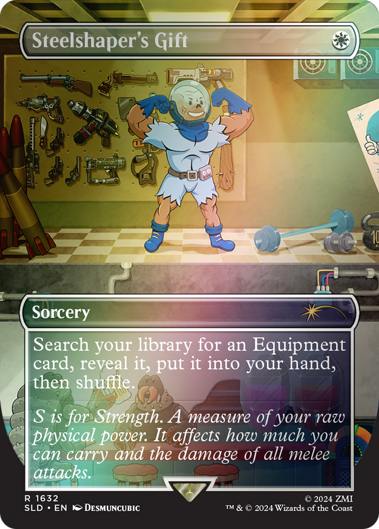 Image of Steelshaper's Gift (Rainbow Foil) (SLD-1632★) - Secret Lair Drop (Borderless) Foil