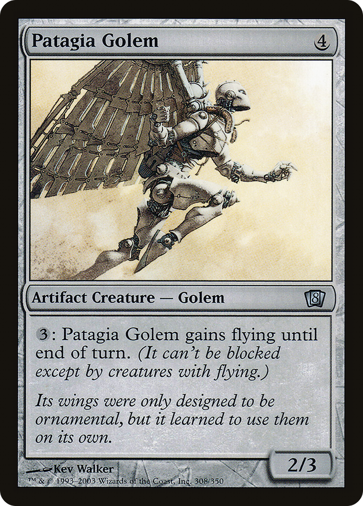 Image of Patagia Golem (8ED-308★) - 8th Edition